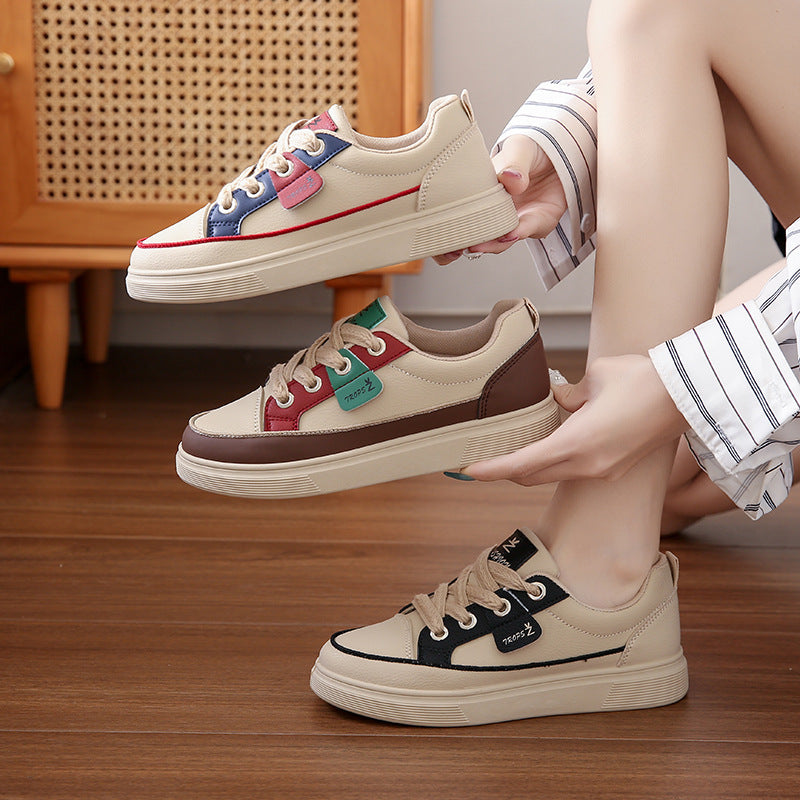 Women's Korean-style platform sneaker, colour option