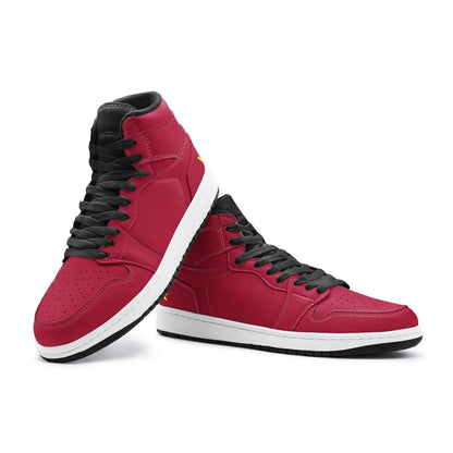 VIPER 55TO Burgundy High-Top Sneakers ALL IN 1 WORLD