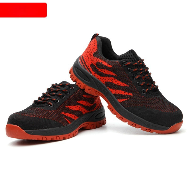 Women's steel-toe safety sneaker, side view