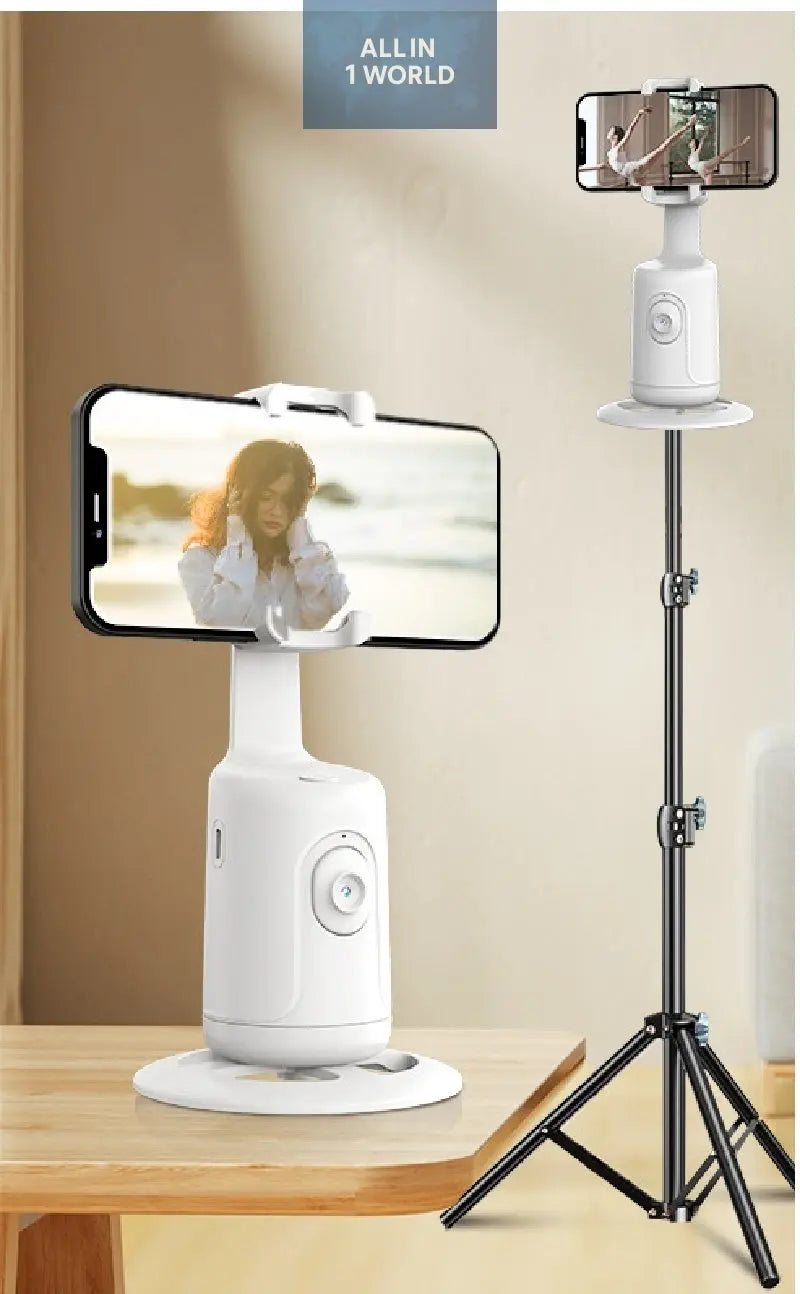 AI Gimbal 360 Auto Face Tracking Gimbal AI Smart Gimbal Face Tracking Auto Phone @all in 1 world all in 1 world