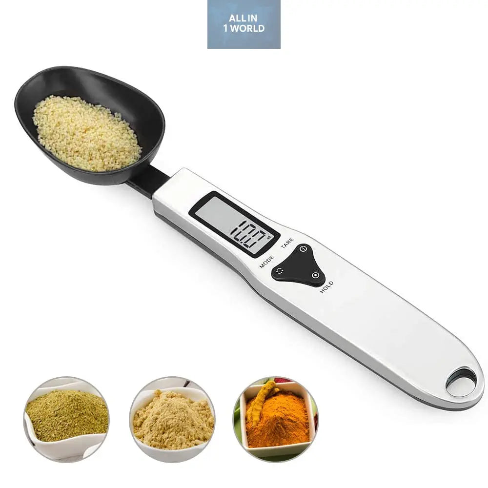 Measuring Spoon Kitchen Electronic Food Scale Digital Spoon Scale all in 1 world