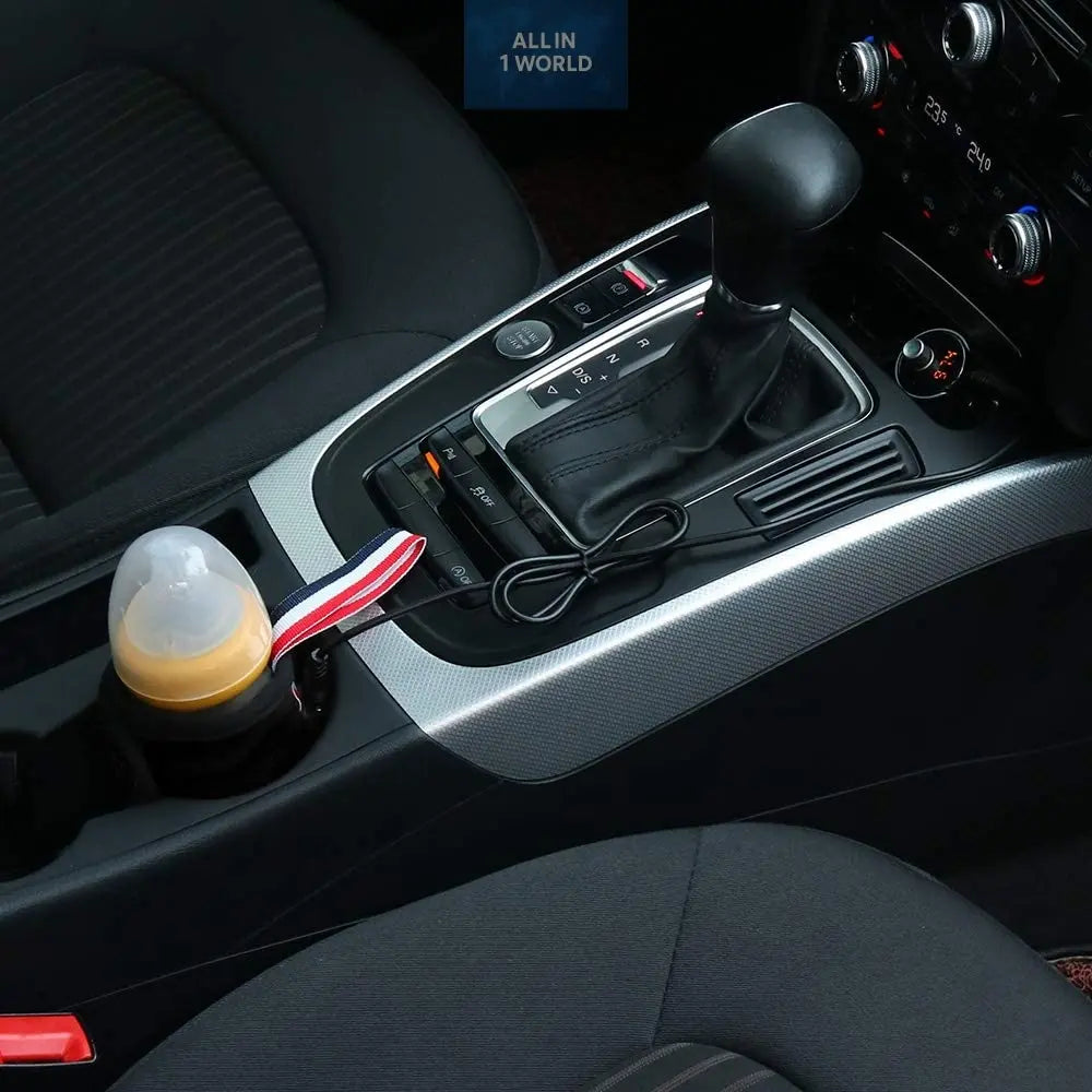 Baby Bottle Warmer Car Moveable USB Bottle Cup Heating Insulation Bag Teal Simba