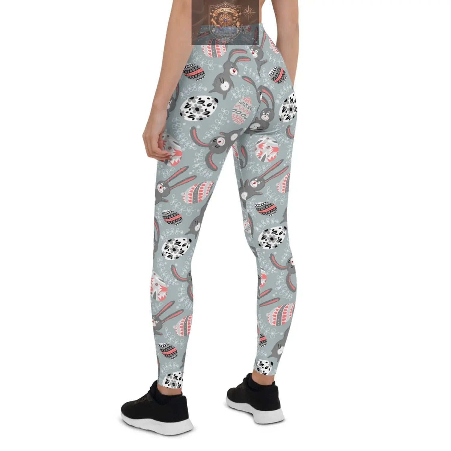 Cute Easter Bunny Leggings for Women ALL IN 1 WORLD