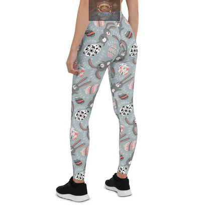 Cute Easter Bunny Leggings for Women ALL IN 1 WORLD