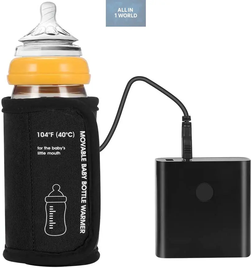 Baby Bottle Warmer Car Moveable USB Bottle Cup Heating Insulation Bag Teal Simba