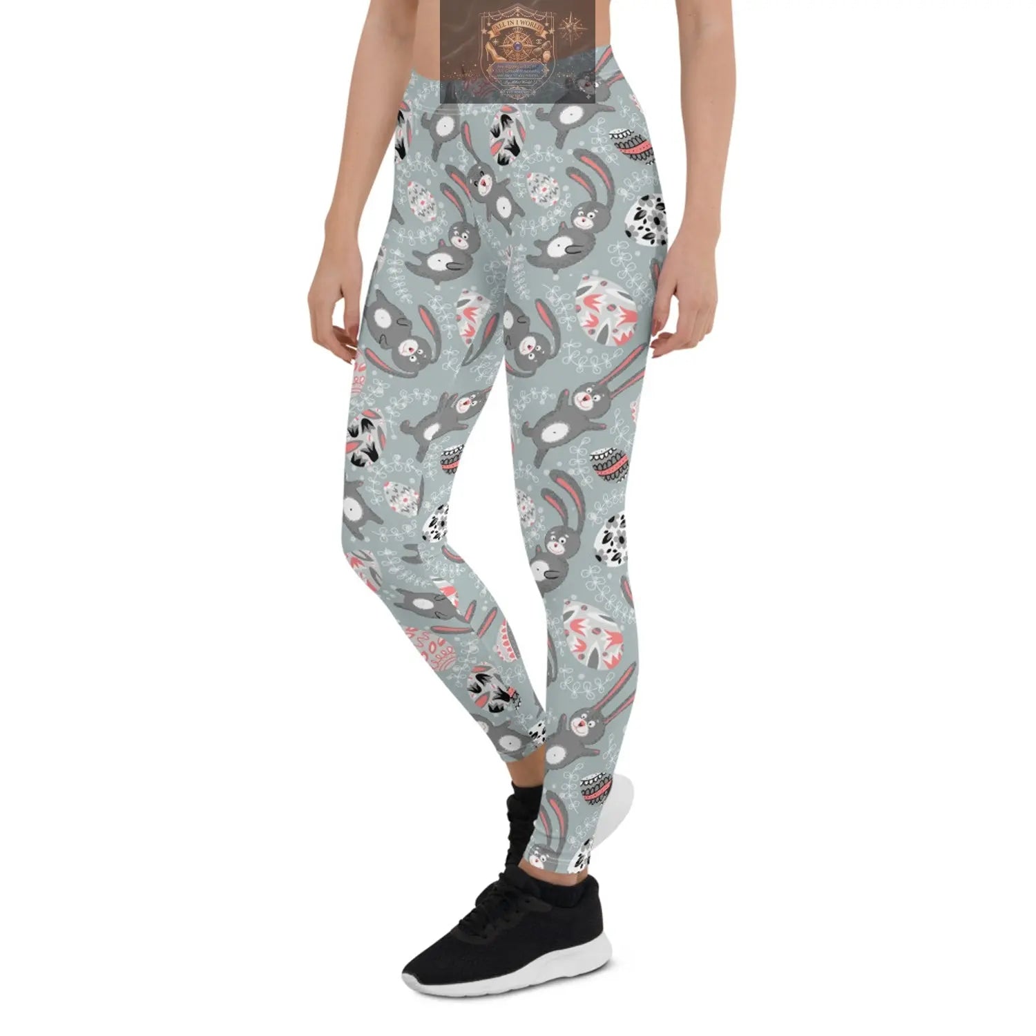 Cute Easter Bunny Leggings for Women ALL IN 1 WORLD