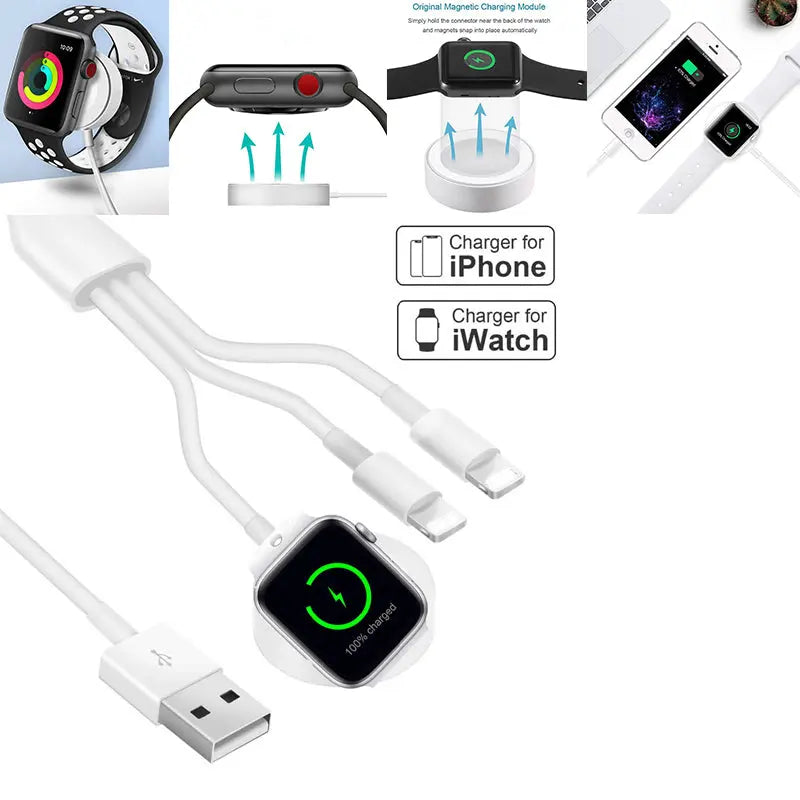 3 in 1 Wireless Charger Quick Charger USB Cable all in 1 world