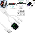 3 in 1 Wireless Charger Quick Charger USB Cable all in 1 world