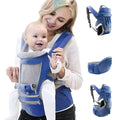 New-Born Baby | 5 Carry Positions Carrier bag-Blue & Grey Gray Themis