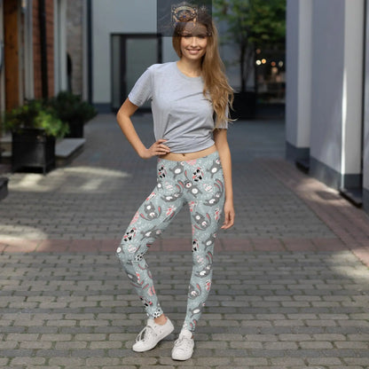 Cute Easter Bunny Leggings for Women ALL IN 1 WORLD