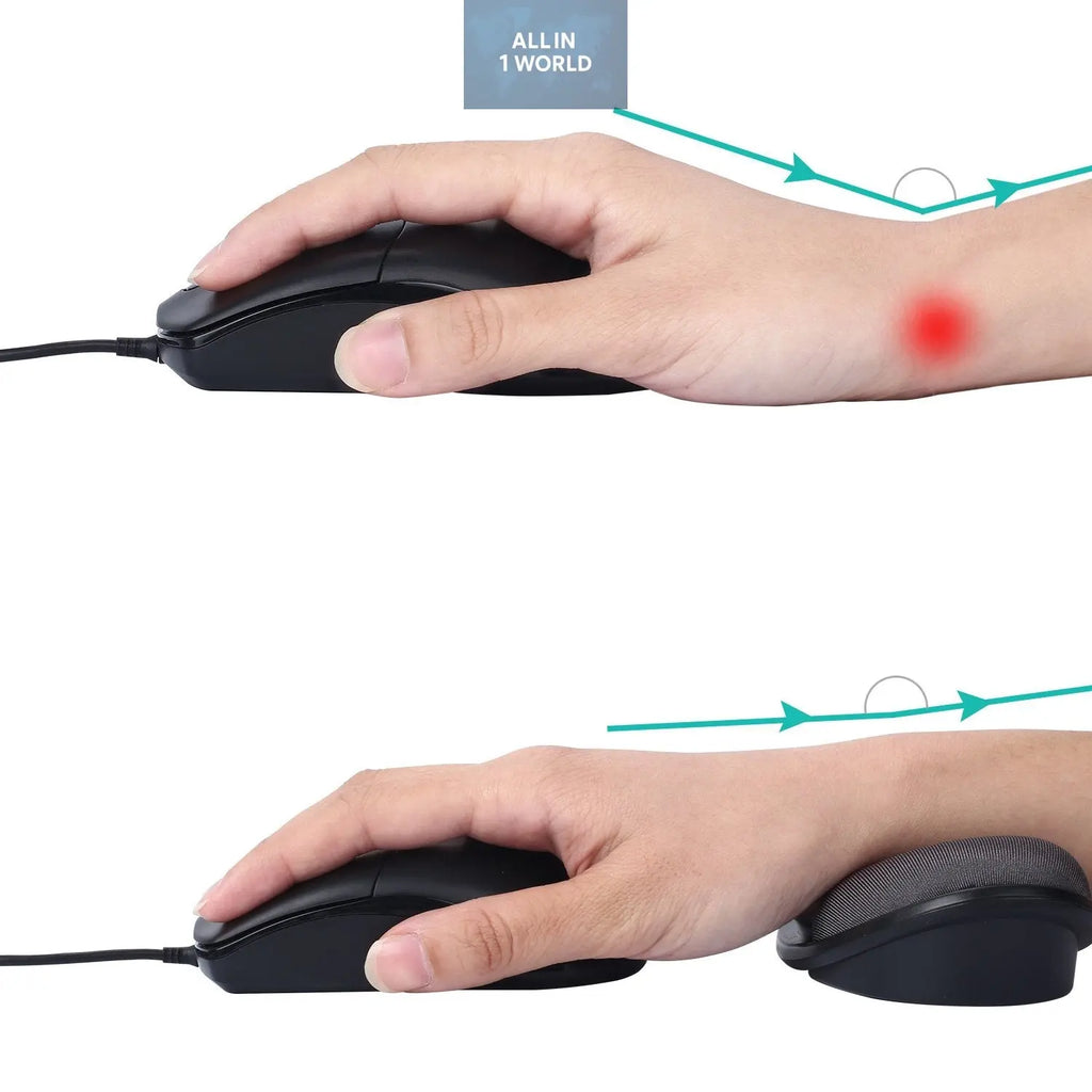 Memory Foam Wrist Mouse Pad all in 1 world