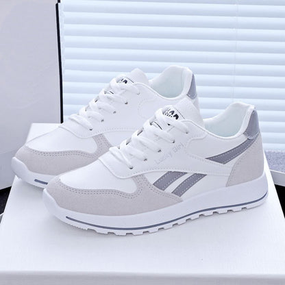 Women's chunky dad running sneaker, side view