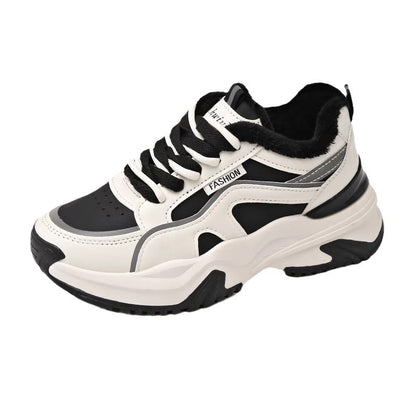 Women's thick-sole sneaker, top view