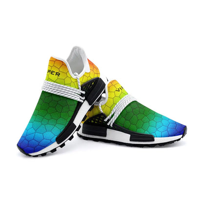 VIPER Style 55TR II multi mosaic abstract unisex lightweight sneakers - breathable mesh trainers - ALL IN 1 WORLD