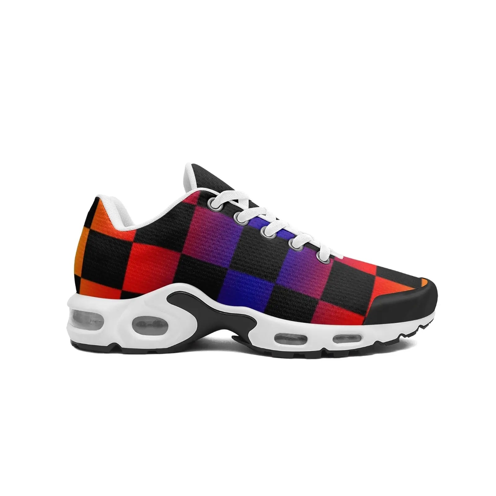 VIPER Style 55TT Abstract Cube 01 unisex mesh sneakers with TPU arch detail - lightweight trainers - ALL IN 1 WORLD