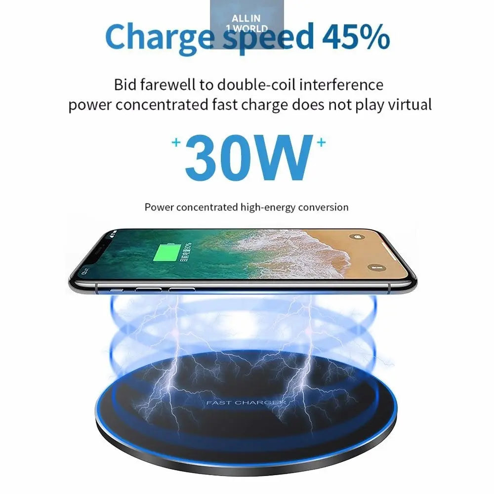 30W Wireless Charger Dragon W9  Charging Pad @all in 1 world all in 1 world