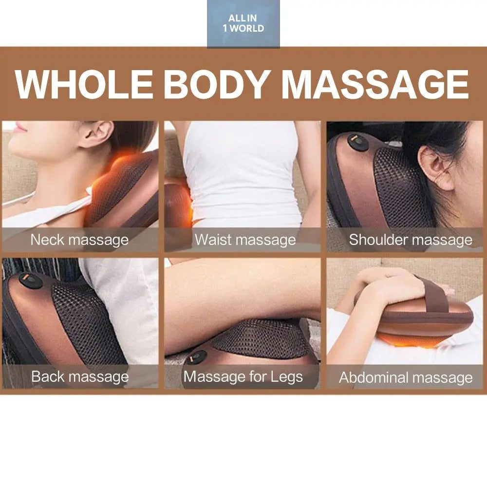 4 heads Massage Pillow all in 1 world