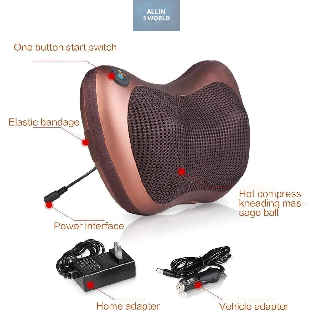 4 heads Massage Pillow all in 1 world