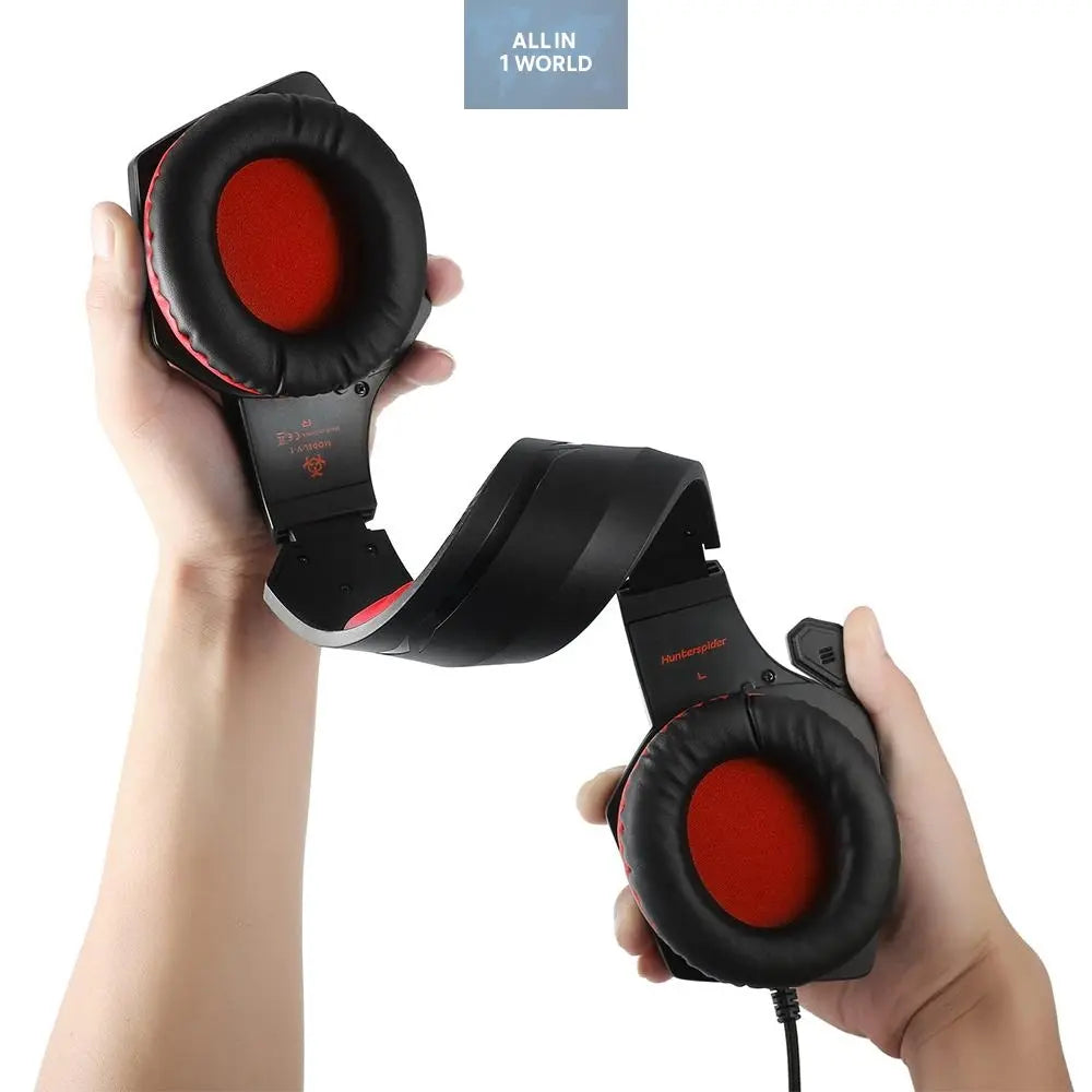 Gaming Headset with Microphone Stereo LED  @all in 1 world all in 1 world