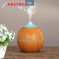 aroma diffuser KBAYBO 130ml Aroma essential oil diffuser USB ultrasonic wood Air all in 1 world